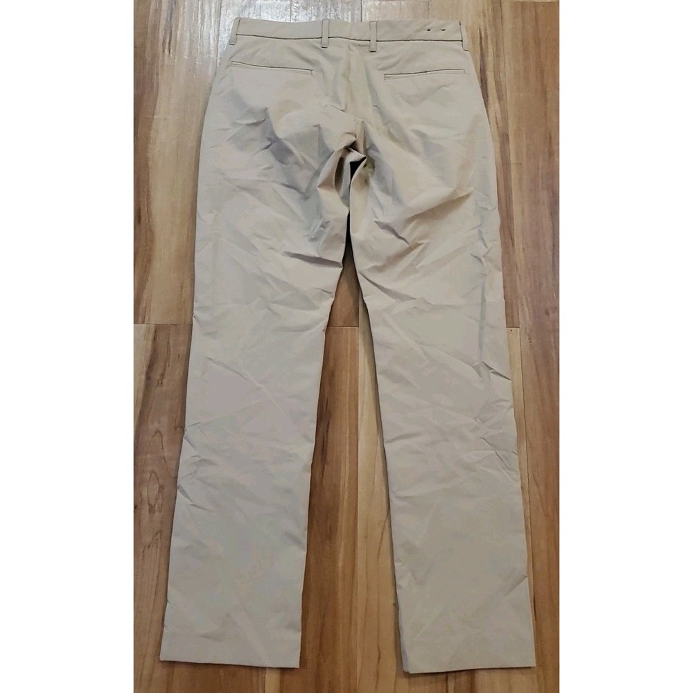 J Crew Thompson Flex Pants Mens 31x32 Beige Khaki Tapered Office Work - Picture 4 of 7